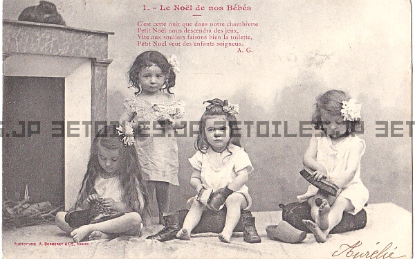 Be[W̃|XgJ[h tX̂ǂ Le Noel de nos Bebes 1903