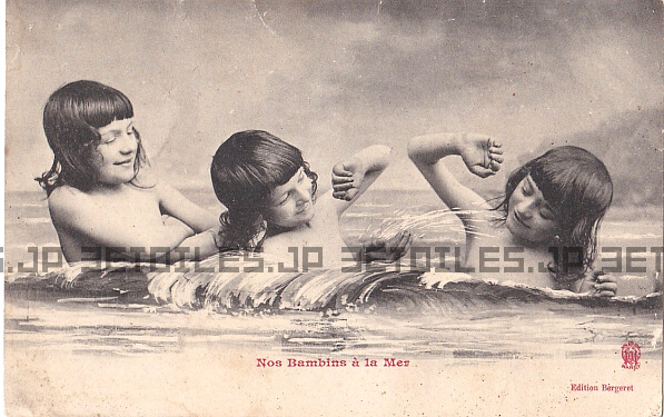 Be[W̃|XgJ[h tX̂ǂ Nos Bambins a la Mer 1900